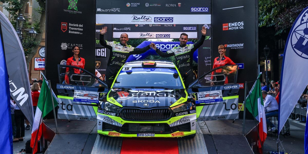 Roberto Blach Jr. entró en el Top15 del Rally di Roma Capitale ERC 2025