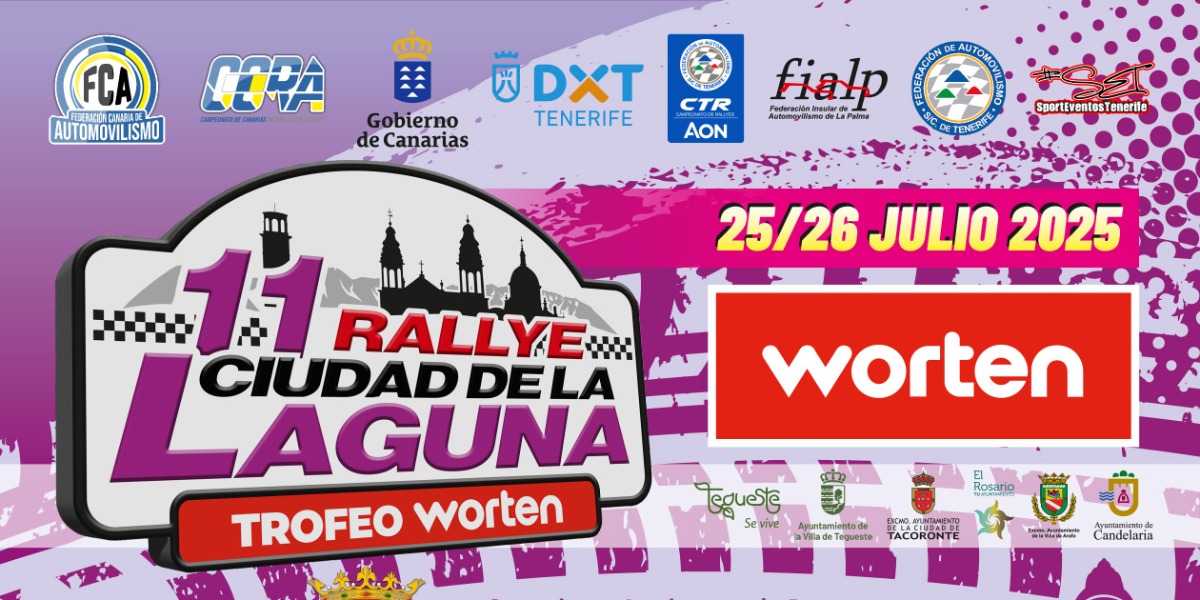 Los Rally2, la categoría de moda en el Rallye Ciudad de La Laguna - Trofeo Worten