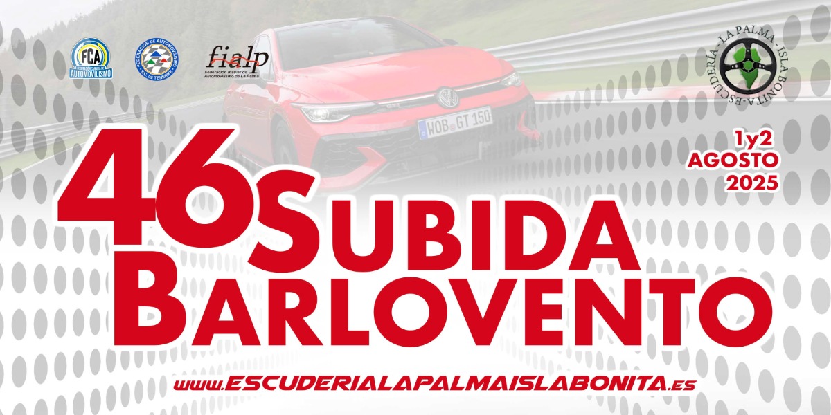 Las inscripciones de la 46 Subida a Barlovento, a buen ritmo