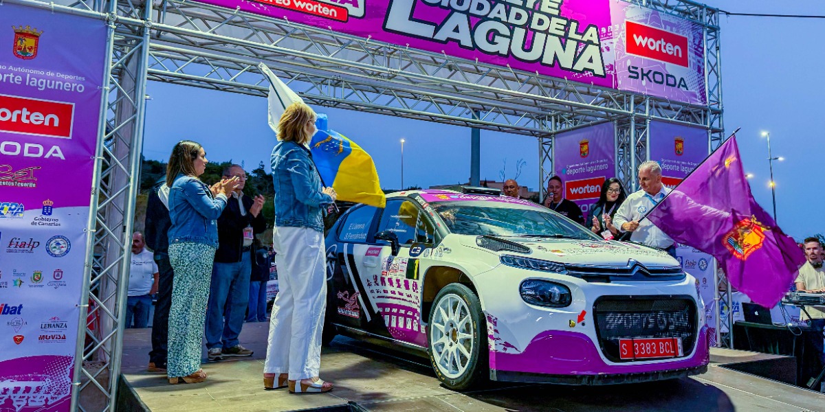 Ceremonia de salida del 11º Rallye Ciudad de La Laguna - Trofeo Worten