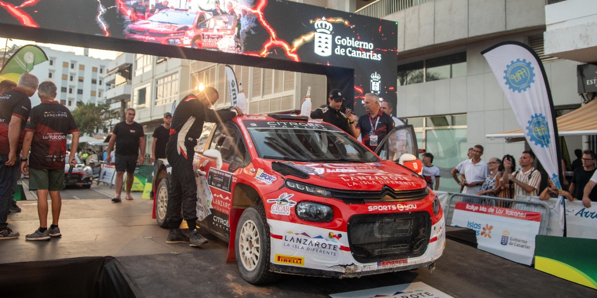 Celebración final del Rallye Isla de Los Volcanes 2025