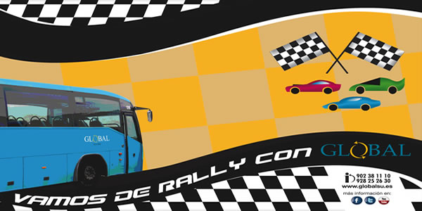 Global Salcai Utinsa con el Rally Islas Canarias Global Salcai Utinsa con el Rally Islas Canarias