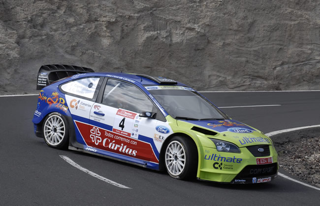Copi en su pasada participación en el Rallye Isla de Tenerife