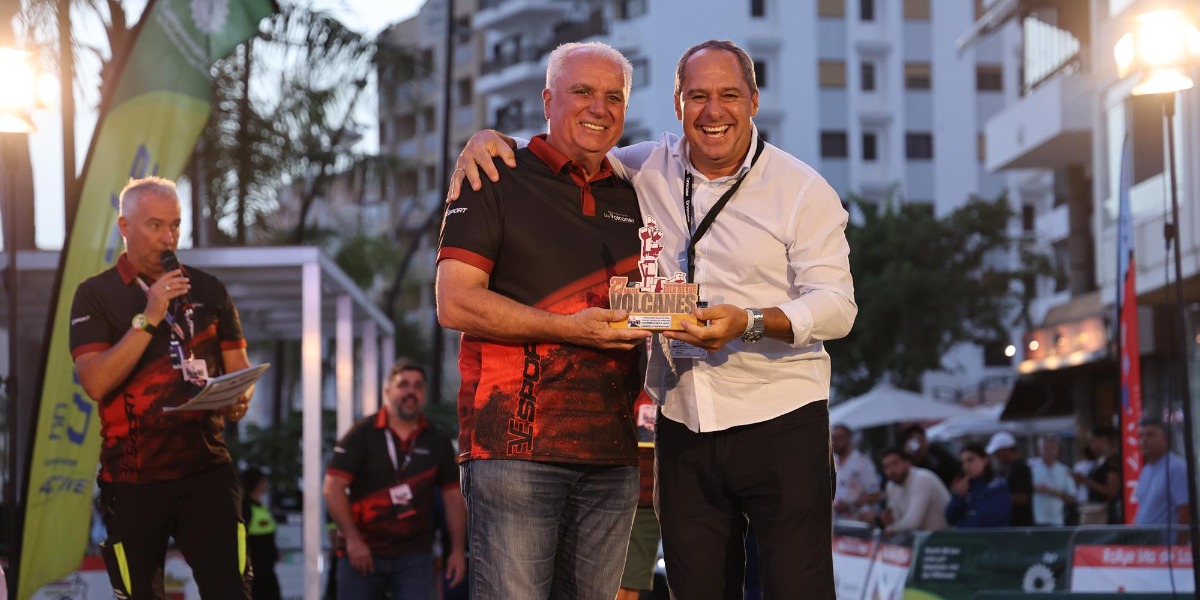 Momento del Rallye Isla de Los Volcanes 2025