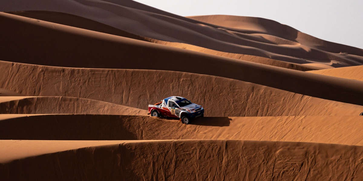 Momento del RallyClassics Africa 2024