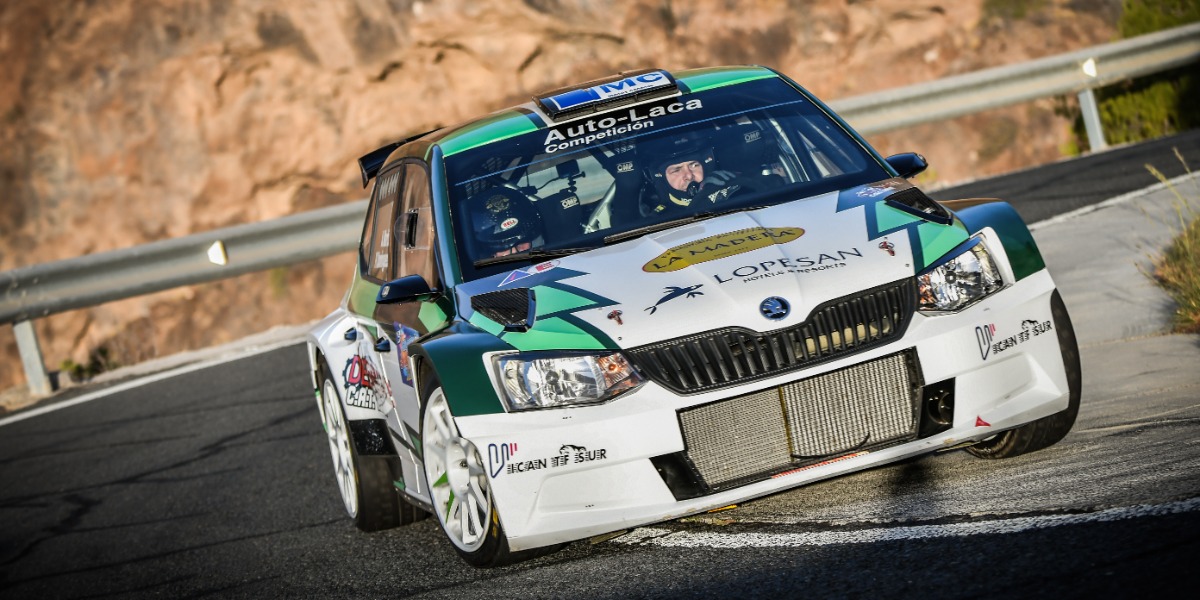 Armide Martín y Pedro Domínguez (Skoda Fabia R5)