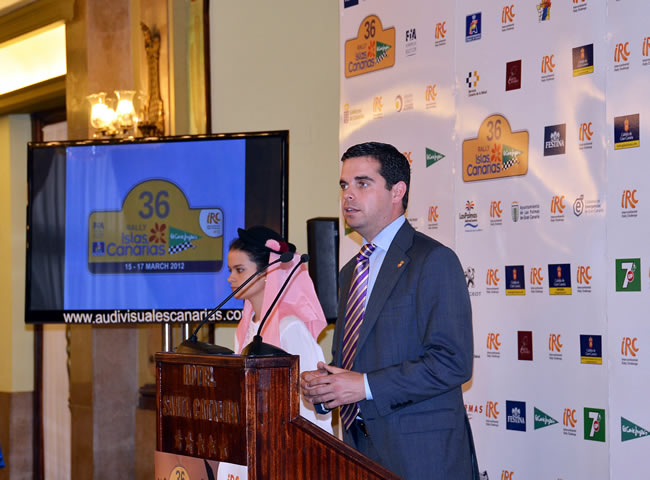 Lucas Bravo de Laguna, Consejero de Deportes del Cabildo Insular de G.C.