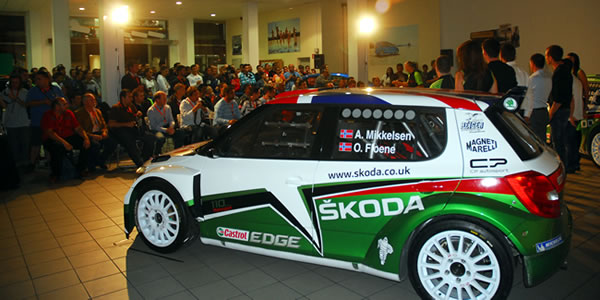 Imagen de archivo de la presentación del equipo Skoda el pasado año Imagen de archivo de la presentación del equipo Skoda el pasado año