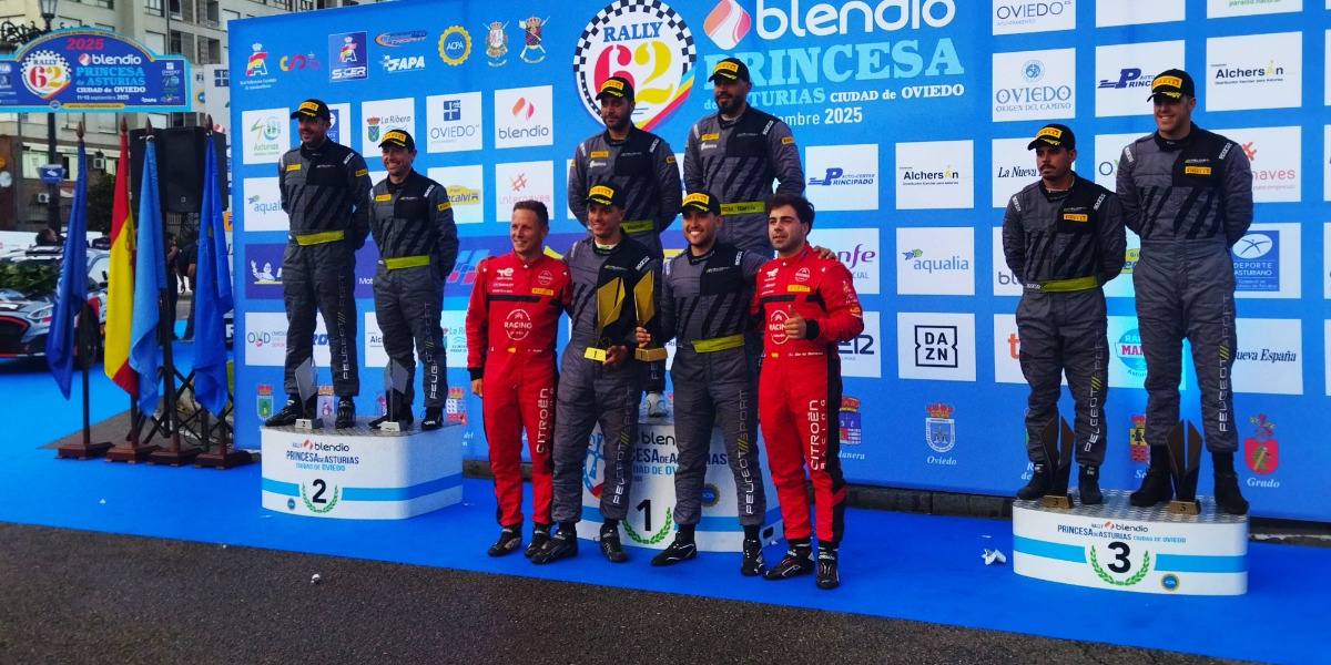 Podio de la prueba