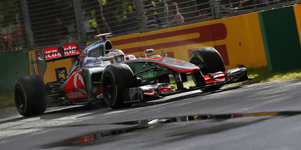 Button ha marcado el mejor tiempo en el día de hoy