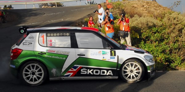 El Rally Islas Canarias IRC 2012 lo lidera Andreas Mikkelsen a falta de tres tramos El Rally Islas Canarias IRC 2012 lo lidera Andreas Mikkelsen a falta de tres tramos