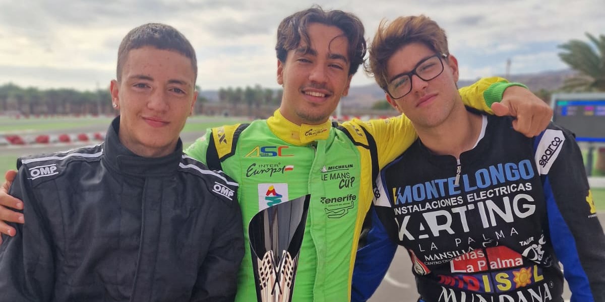 Pilotos participantes en la prueba