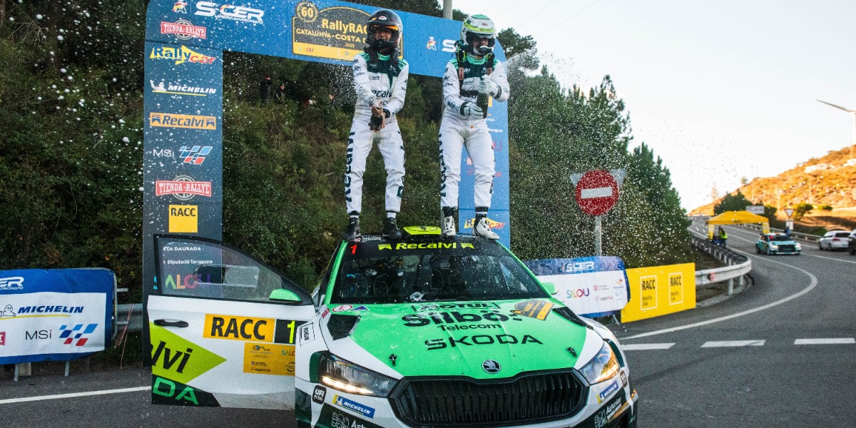 Celebración en el RallyRACC Catalunya 2025 Celebración en el RallyRACC Catalunya 2025