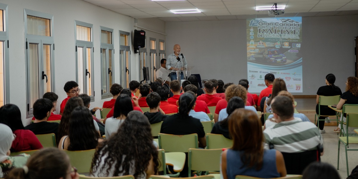 Colaboración entre el Gran Canaria Historic Rallye y el IES José Zerpa