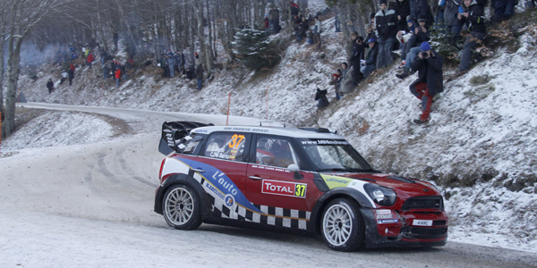 Dani Sordo en el pasado rallye de Suecia Dani Sordo en el pasado rallye de Suecia