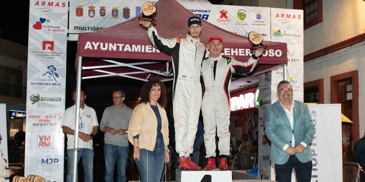 Podio Rallysprint La Gomera