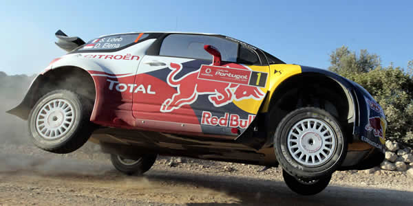 Loeb se ha retirado en el tercer tramo Loeb se ha retirado en el tercer tramo