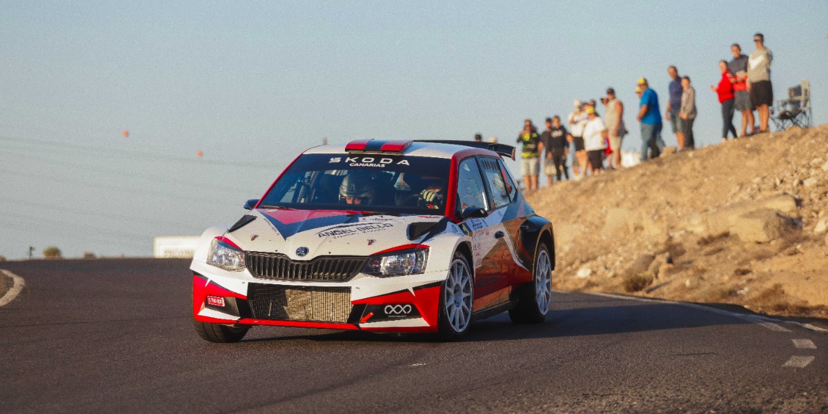 Ángel Bello regresa con su Skoda Fabia Rally2 en la Subida Arona La Escalona 2025