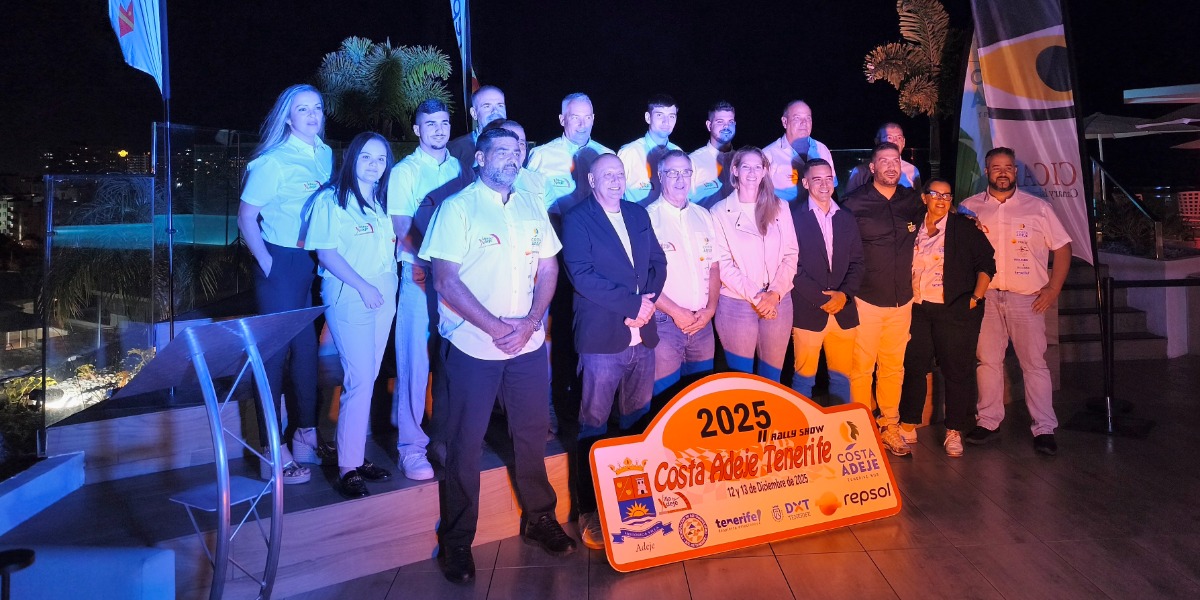 Llevada a cabo la presentación del II Rally Show Costa Adeje Tenerife 2025