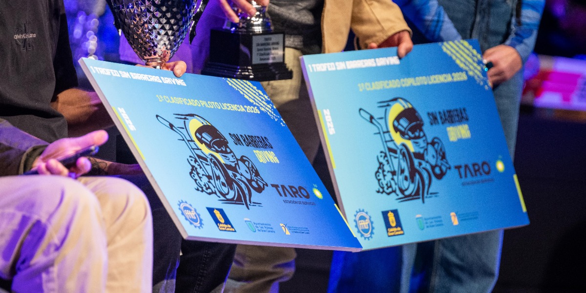 Entrega de los trofeos