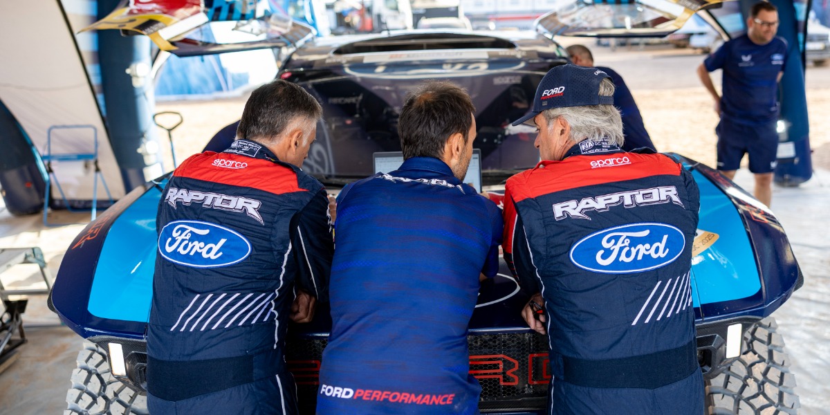 Foto: Enrique Brooking, Pere Nubiola y Ford Racing