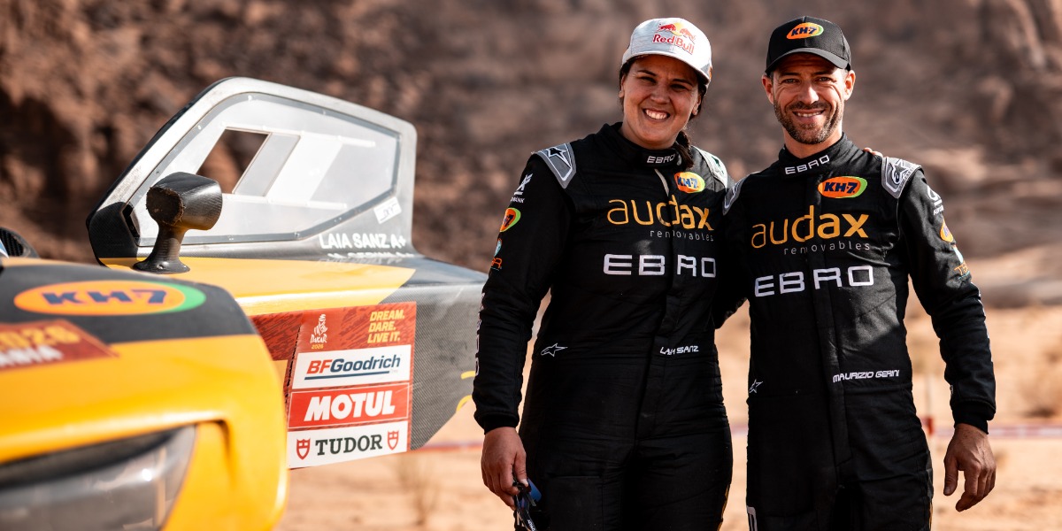 Laia Sanz y Maurizio Gerini