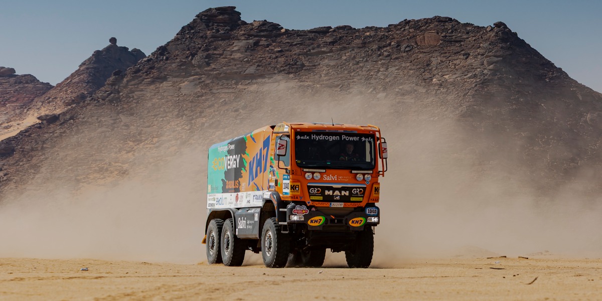 El KH-7 ECOVERGY Team en el Rally Dakar 2026