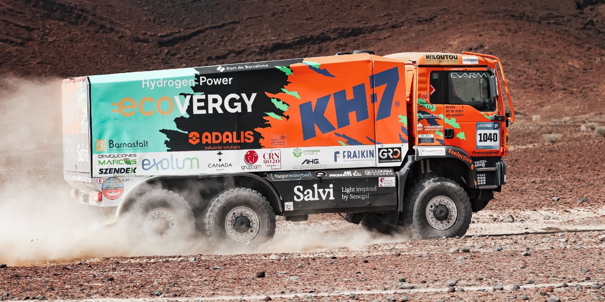 El KH-7 ECOVERGY Team en el Rally Dakar