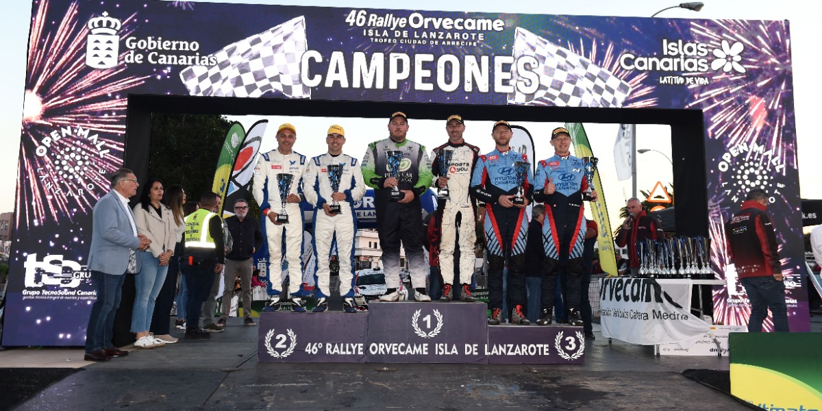 Podio de la anterior edición de la prueba