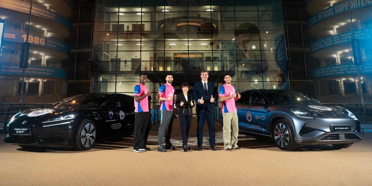 BYD, socio oficial del Manchester City