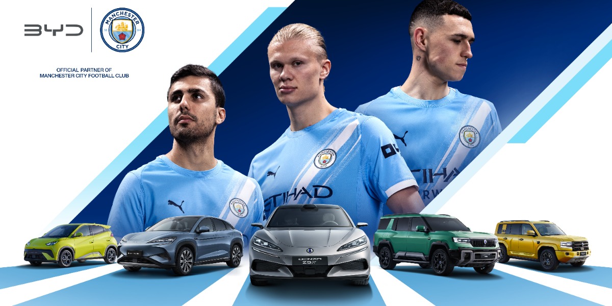 BYD, socio oficial del Manchester City