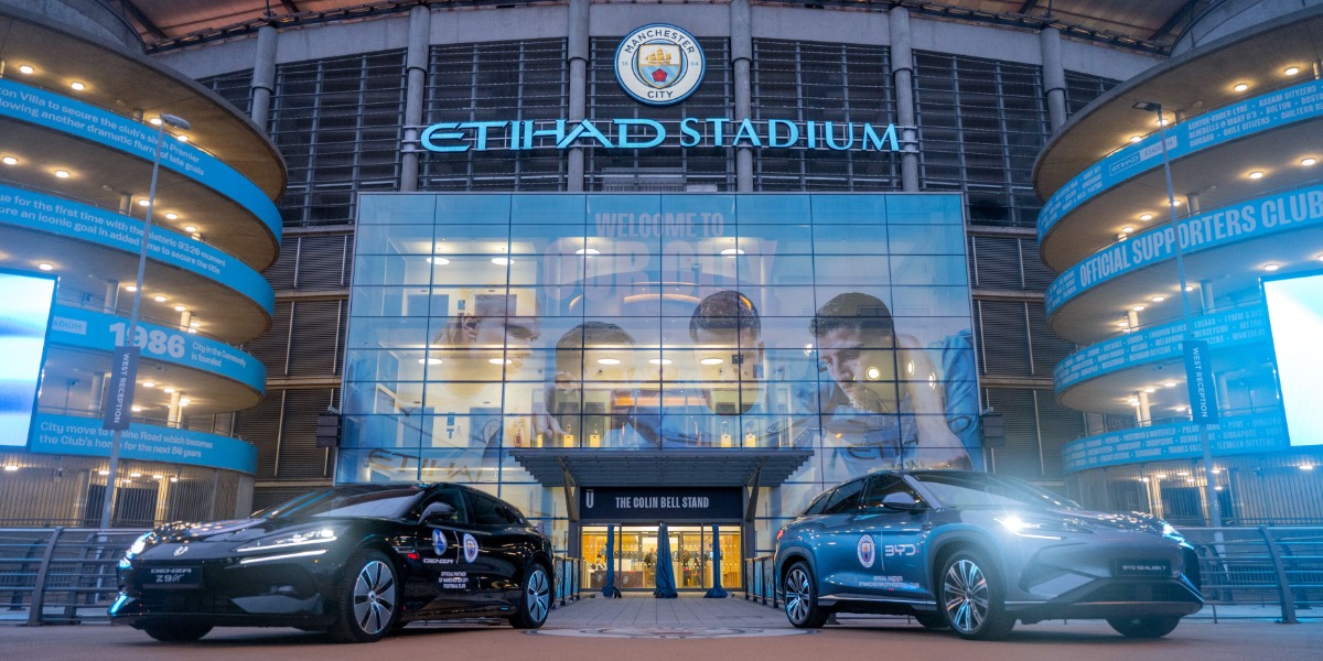 BYD, socio oficial del Manchester City