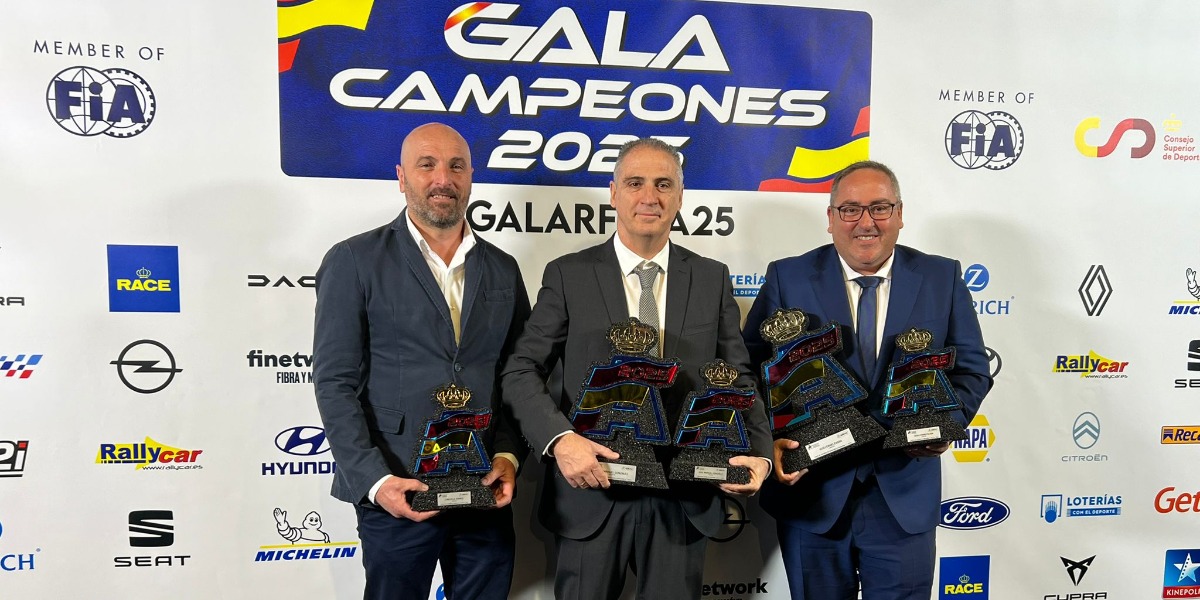 Recogida de galardones