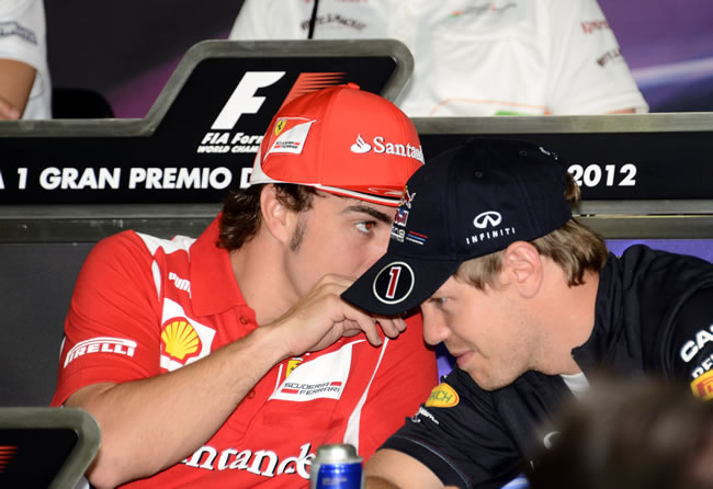 Fernando Alonso primero y Vettel segundo en los libres 1