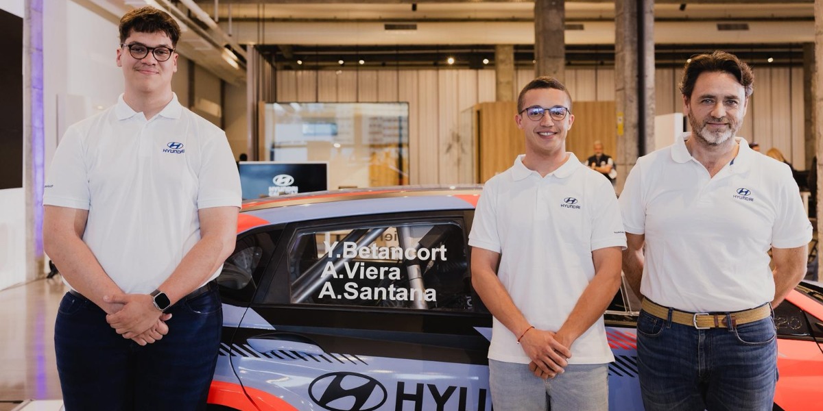 Álvaro Santana, Yoday Betancort y Alfonso Viera