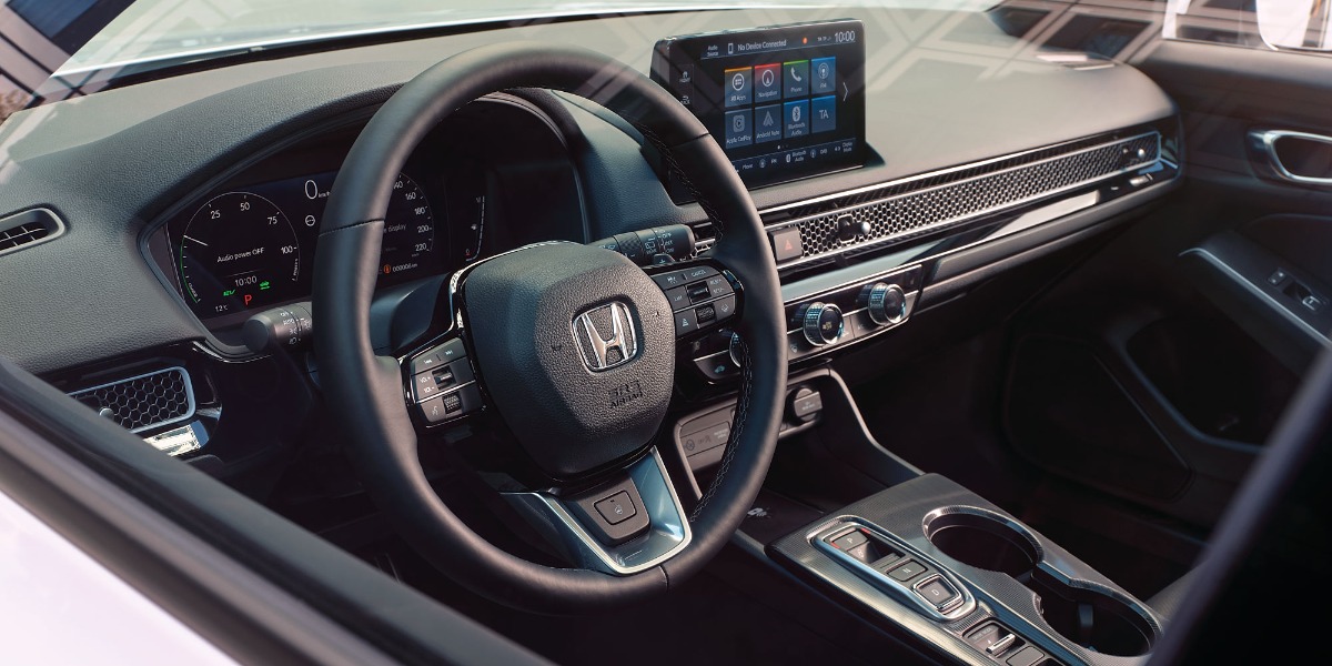 Interior del Honda Civic Full Hybrid