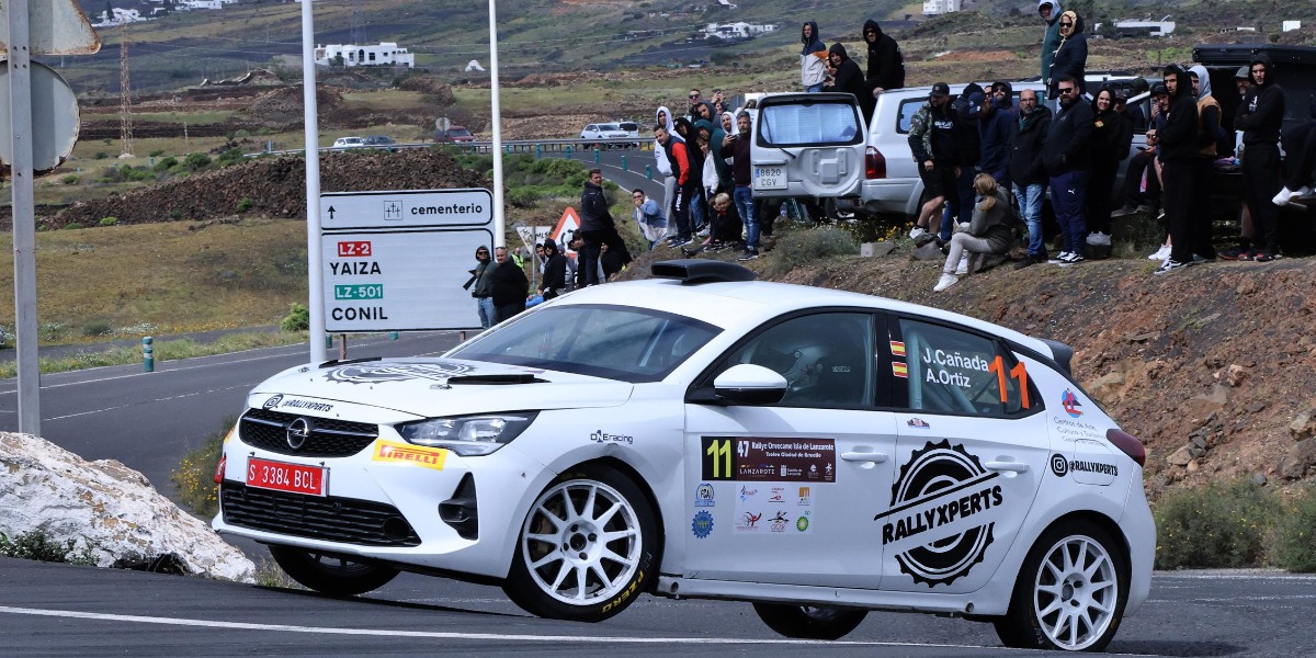 Javier Cañada-Aday Ortiz (Opel Corsa Rally4) - Foto: Sergio Betancort