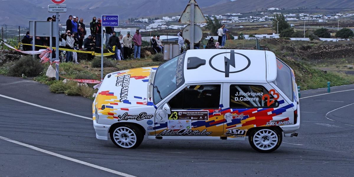 Jonás Rodríguez - Diego Cabrera (Opel Corsa GSI) - Foto: Sergio Betancort