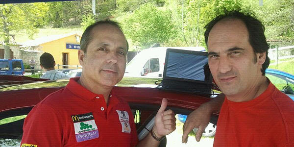 Luis con el ingeniero Diego Rosi Luis con el ingeniero Diego Rosi