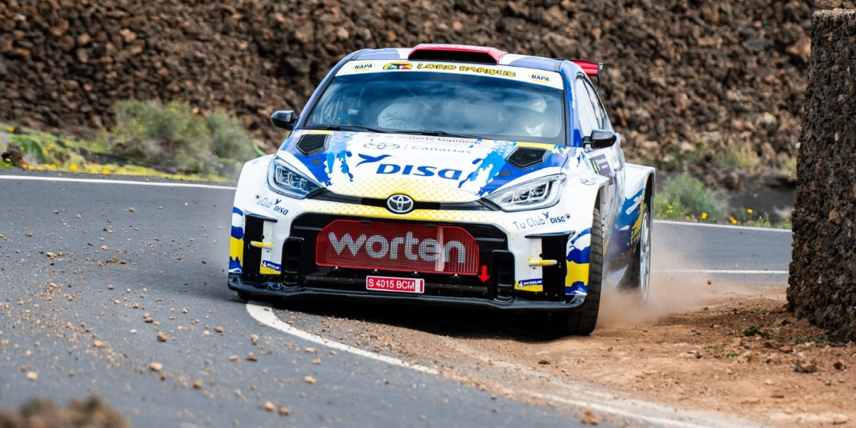 Enrique Cruz y Yeray Mujica (Toyota GR Yaris Rally2)