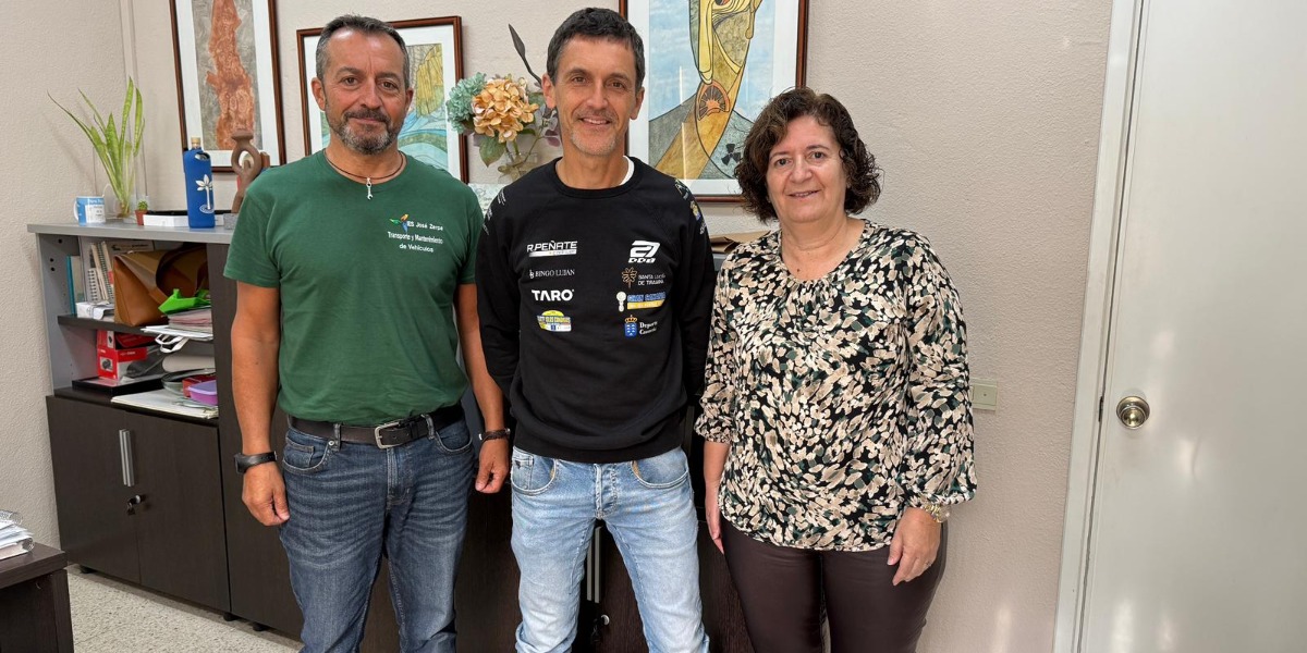 Sergio García, Rogelio Peñate y Francisca Rosa Vega