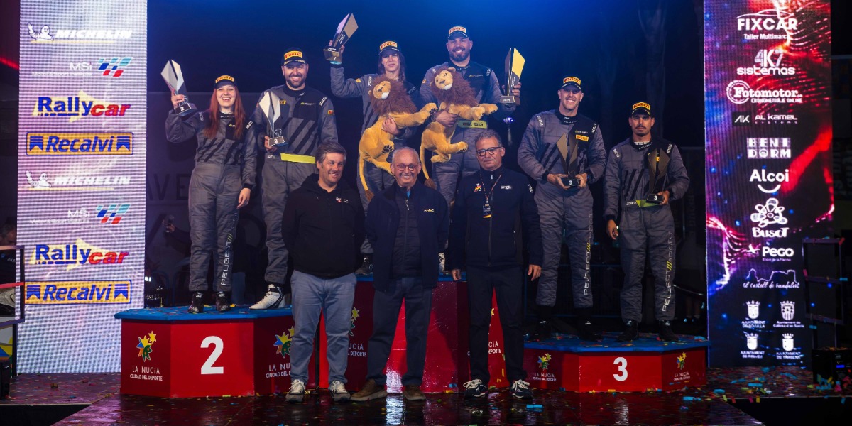 Podio del DESAFÍO PEUGEOT en La Nucía