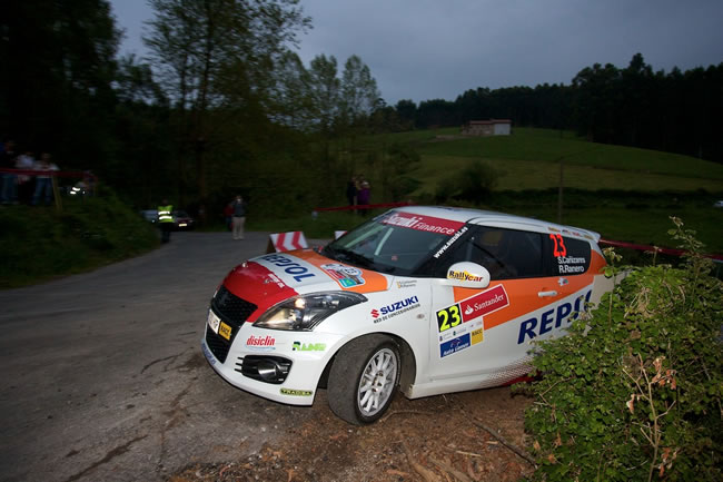 Santi Cañizares en el Rallye de Cantabria