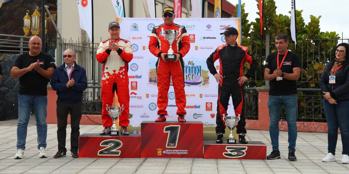 Podio de la XII Subida al Boquerón 2026