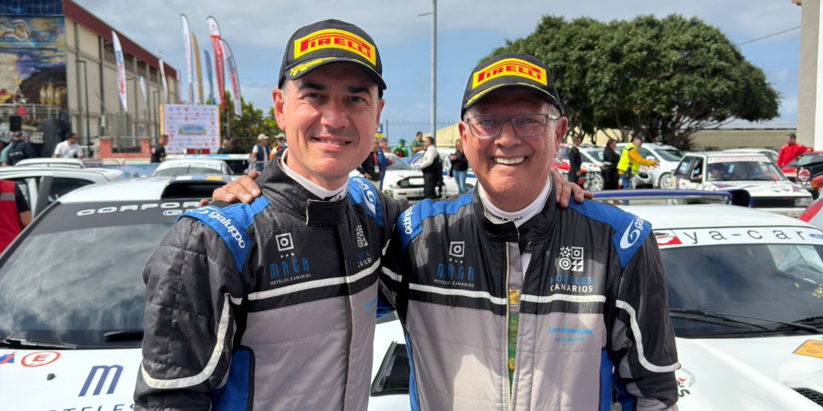 Juan Pedro Escobar y Gustavo Escobar, padre e hijo