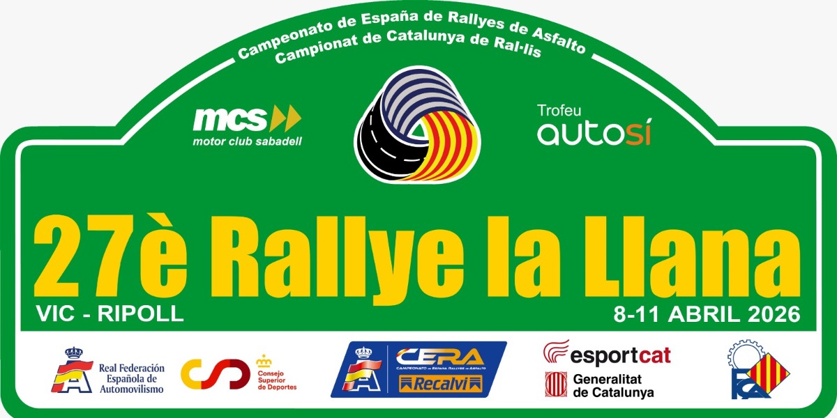 27º Rallye La Llana 2026