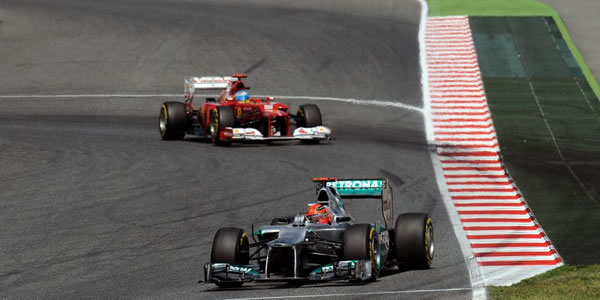 Michael Schumacher logra el mejor tiempo Michael Schumacher logra el mejor tiempo