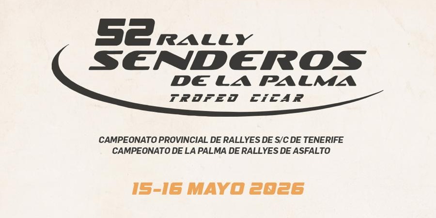 52º Rallye Senderos de La Palma 2026