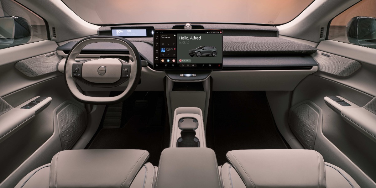 Interior del Volvo EX60