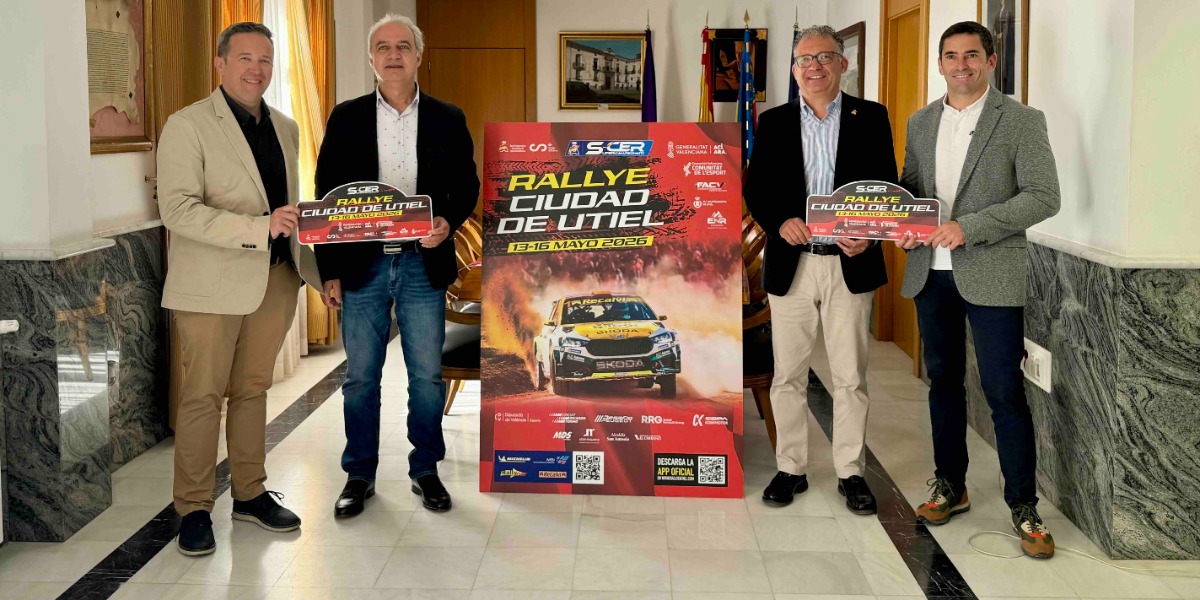Presentación del cartel del Rallye Ciudad de Utiel 2026